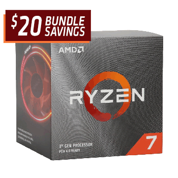 AMD Ryzen 7 3700X 3.6GHz 8 Core AM4 Boxed Processor with Wraith Prism Cooler