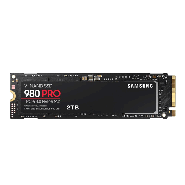 Samsung 980 Pro SSD 2TB M.2 NVMe Interface PCIe Gen 4x4 Internal Solid State Drive