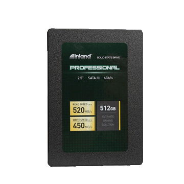 Inland Professional 512GB SSD 3D TLC NAND SATA 3.0 6 GBps 2.5 Inch 7mm Internal Solid State Drive