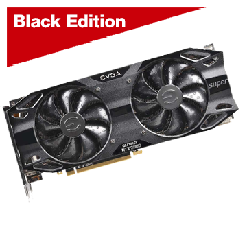 EVGA GeForce RTX 2080 Super Black Gaming Dual-Fan 8GB GDDR6 PCIe 3.0 Video Card
